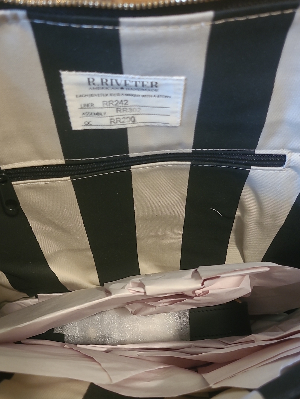 NWT R Riviter Brown Ada Bag - Picture 6 of 8